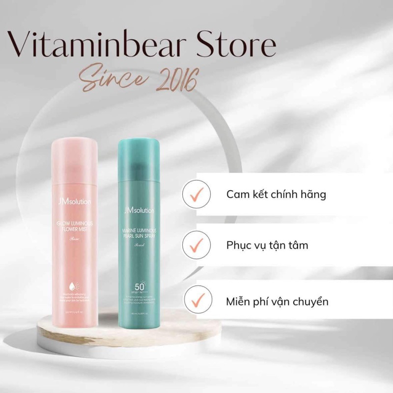 Xịt chống nắng JM solution