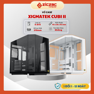 Vỏ case PC Xigmatek CUBI M | CUBI II | OCEAN bể cá 3 mặt kính cường lực siêu đẹp chính hãng