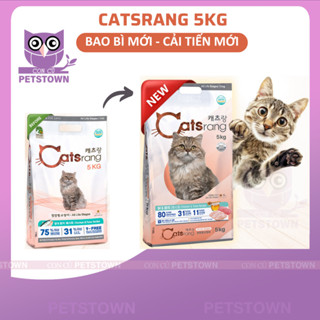 [DATE MỚI - HỎA TỐC] CATSRANG 5KG (Bao Bì Mới) - Thức ăn hạt Cho Mèo Mọi Lứa Tuổi nhập khẩu Hàn Quốc