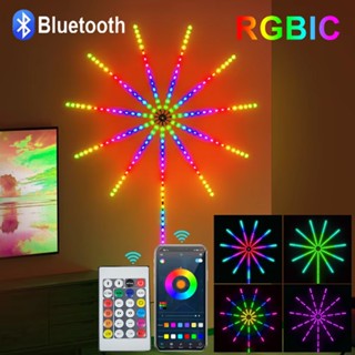  Đèn led PHÁO HOA dán tường cực đẹp trang trí TẾT nhiều hiệu ứng đầy màu sắc có App điều khiển và remote,nháy theo nhạc 
