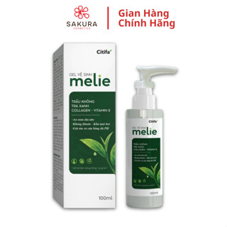 Dung dịch Vệ sinh nữ MELIE chiết xuất trầu không, trà xanh, collagen, chống viêm nhiễm...