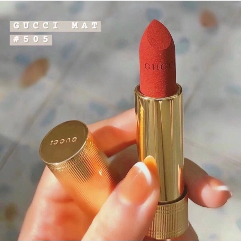 [Chính Hãng] Son Gucci Son Lì Gucci Mềm Mịn Che rảnh môi siêu đẹp quyến rũ