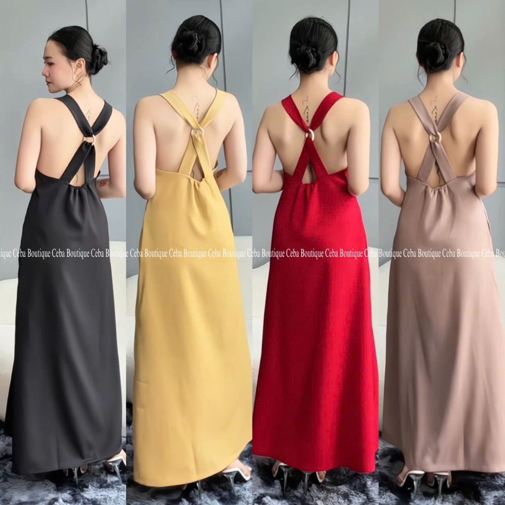 Đầm Suông Nữ Vải Linen Xược Có Mút D83 Phối Khoan Gỗ Gợi Cảm CEBA BOUTIQUE | BigBuy360 - bigbuy360.vn