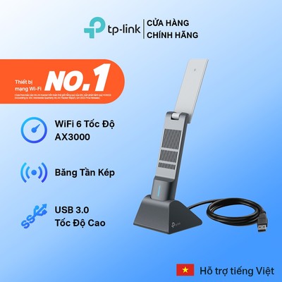 Bộ Chuyển Đổi USB WiFi TP-Link Archer TX50UH WiFi Độ Lợi Cao AX3000