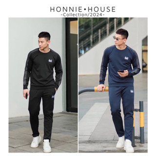 Bộ Nỉ Nam Thể Thao Trung Nien Quần ống suông Chất Umi Cao Cấp Sọc Tay Logo Thêu Ngực, Bộ Nỉ Trung Niên Nam