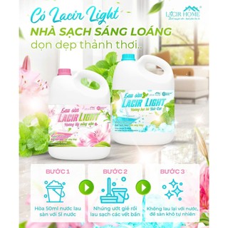 NƯỚC LAU SÀN LACIR LIGHT HƯƠNG BẠC HÀ, HƯƠNG NẮNG SỚM LACIR HOME DR LACR