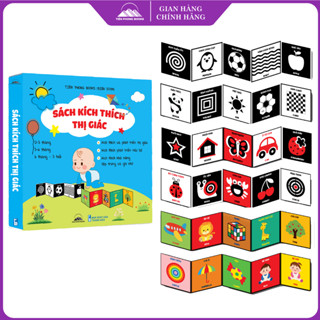 Bộ Sách Kích Thích Thị Giác Cho Em Bé Từ 0-3 Tuổi - Trọn Bộ 3 Quyển
