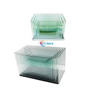 Bể Cá Cảnh Đúc Uốn Cong Nhiều Kích Cỡ Phù Họp Nuôi Cá Cảnh Để Bàn Hoặc Setup Chơi Thuỷ Sinh