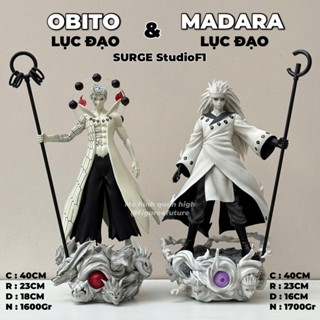 Mô hình Uchiha Madara lục đạo và Uchiha Obito lục đạo cao 40cm cực nét - Madara lục đạo naruto 40ccm