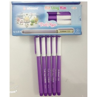 Hộp 12c bút dạ kim tuổi ngọc màu tím