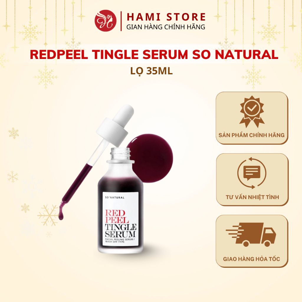 Serum Tẩy Da Chết Sinh Học Red Peel Tingle Serum Premium So Natural