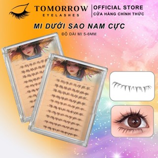 [Hỏa tốc] Mi Giả Tomorrow, Lông Mi Dưới SAO NAM CỰC ( KHÔNG SẴN KEO) Mi Cụm Douyin Trang Điểm Kích thước 5-6mm