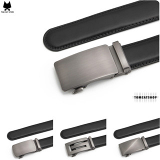 "HÀNG HIỆU"➡Thắt lưng nam da bò trơn 3 lớp thắt lưng Khóa Đúc tự động trẻ trung hiện đại