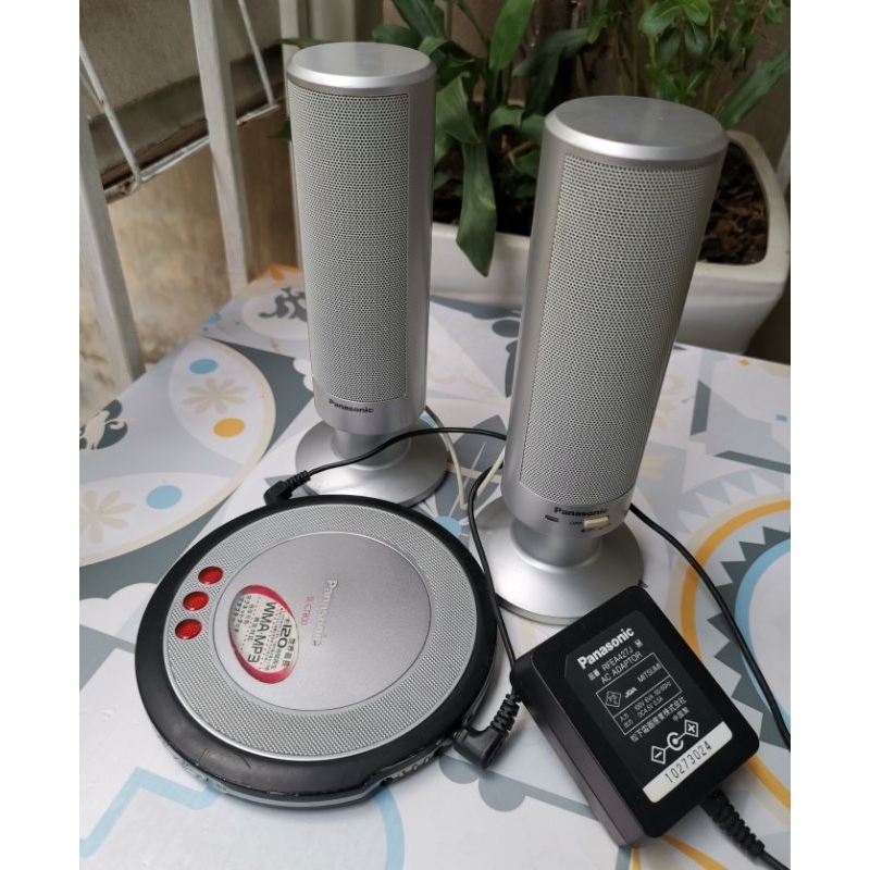 Combo CD player siêu mỏng Panasonic SL-CT800 & loa Panasonic RAPT0002