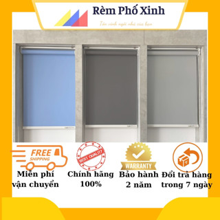 Rèm cuốn CÓ khoan cản sáng 100% RÈM PHỐ XINH chuyên rèm cửa sổ văn phòng, phòng ngủ nhiều kích thước