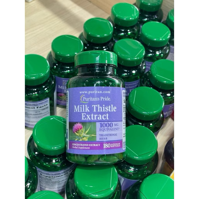 Viên uống bổ gan Milk Thistle Extract 1000mg 180v