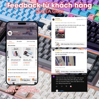 Bộ 45 switch Akko CS full POM (Pink/Silver/Brown) - EA Gear