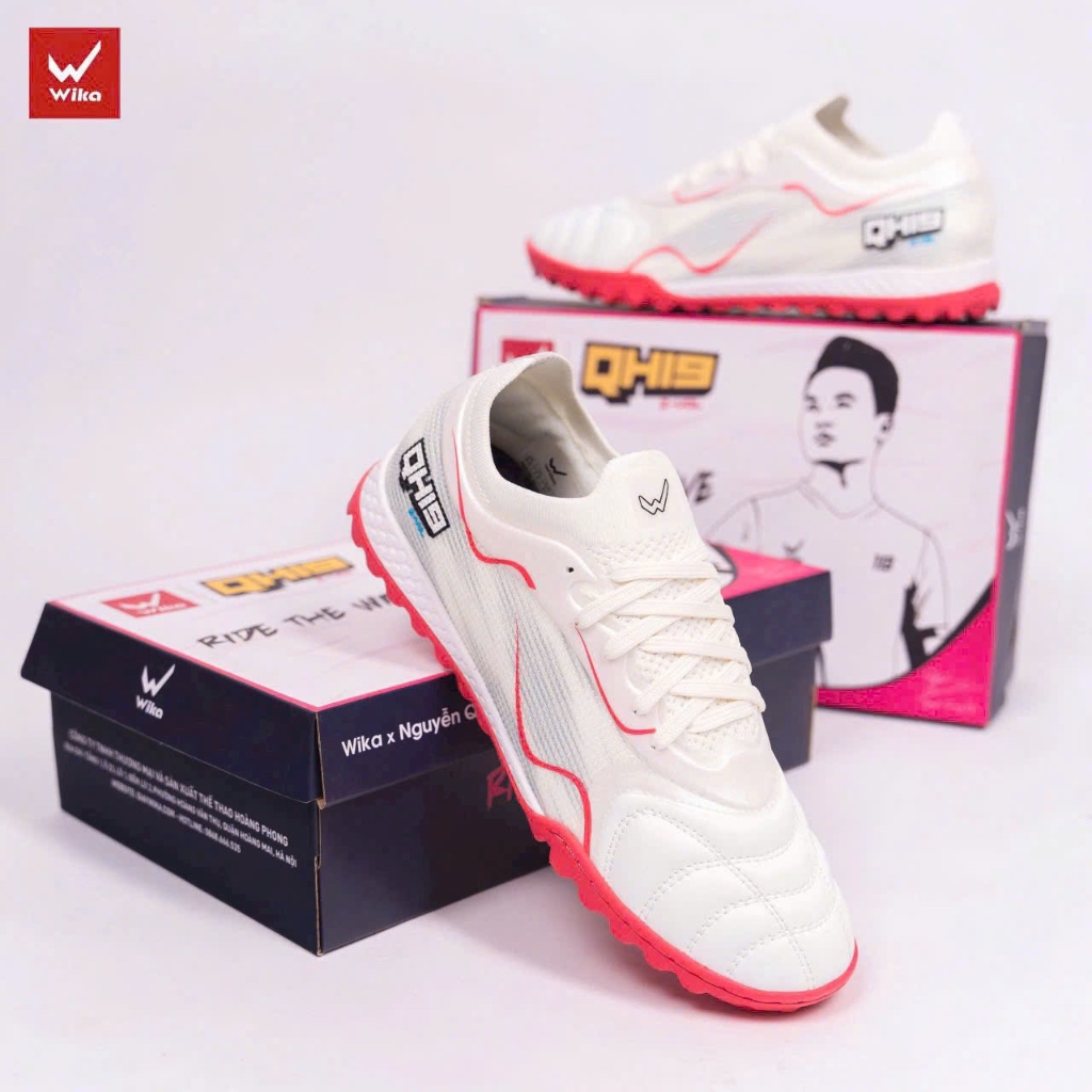 [KÈM QUÀ]Giày đá bóng Wika QH19 Z-Vol Chính Hãng Cao cấp Microfiber Đệm lót Eva Trọng lượng siêu nhẹ