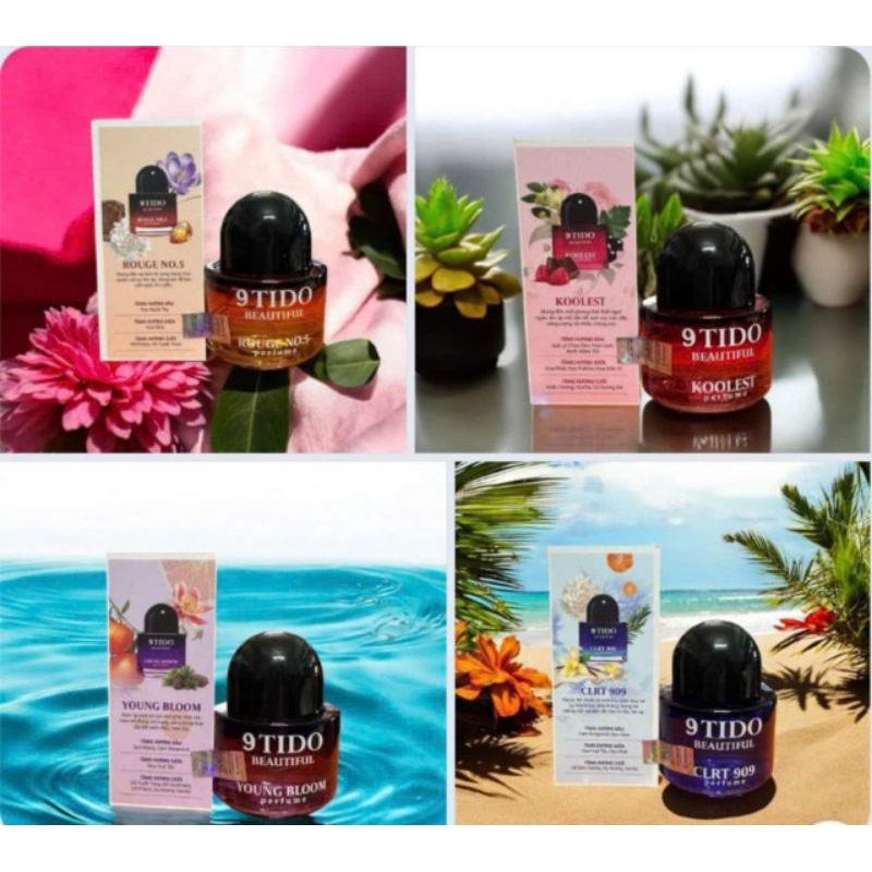 SÉT BỘ 4 CHAI NƯỚC HOA CAO CẤP 9TIDO [Hàng Cam Kết Chính Hãng]