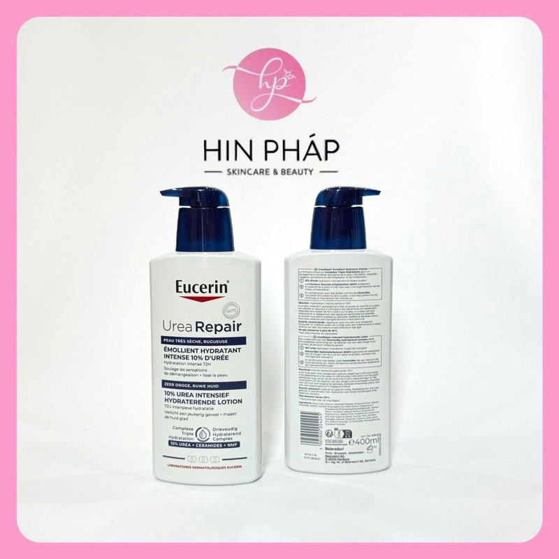 [Mẫu mới] Dưỡng thể Eucerin Urea repair Plus 400ml
