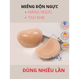  Miếng Dán Độn Ngực Nâng Ngực 2,5CM Hình Trái Tim iBra's Store Dán Trong Áo Ngực Bikini Đồ Bơi Áo Bra Siêu Dính Pk12 