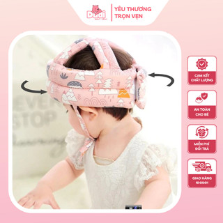  Mũ Bảo Hiểm Bảo Vệ Đầu Cho Bé Nón Tập Đi Tập Bò Chống Va Đập Cho Trẻ 