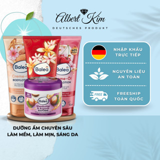 [ Hàng Đức ] Kem dưỡng thể, body lotion Balea nội địa Đức, Dưỡng Trắng Da Toàn Thân, Sáng Mịn Mùi thơm mát, 200 - 500 ml