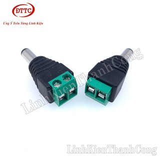 Bộ 10 Chiếc Giắc DC Đực Vặn Ốc  5.5x2.1mm