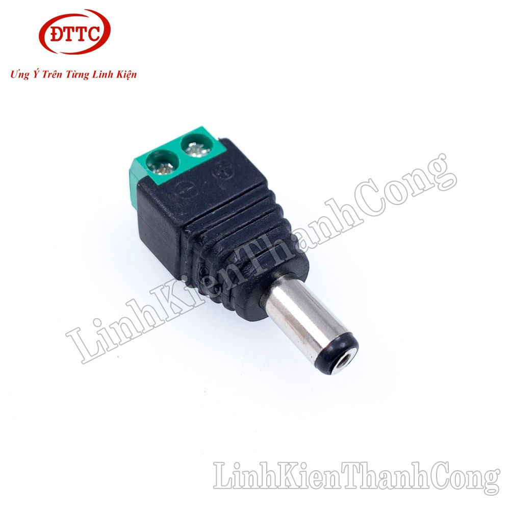 Bộ 10 Chiếc Giắc DC Đực Vặn Ốc  5.5x2.1mm
