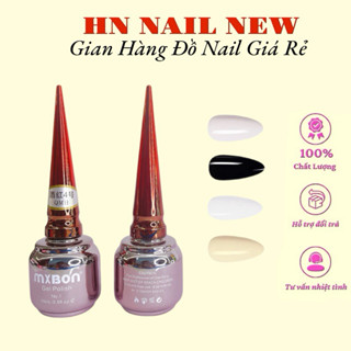  Sơn gel Mxbon lẻ màu đen trắng sữa  trắng gạo chai 15ml   chính hãng   sơn móng HN NAIL NEW 