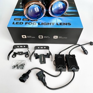 Cặp đèn bi gầm ô tô 3 màu siêu sáng P90 công suất 120w chính hãng ZedLight