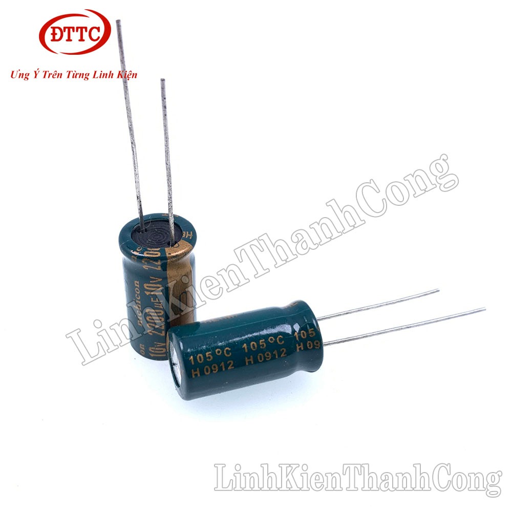 Bộ 20 Chiếc Tụ 2200uF 10V (10x20mm)