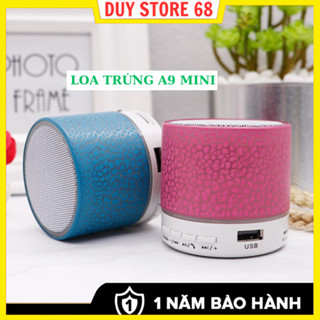 Loa Bluetooth Mini - Loa Trứng Nhấp Nháy, có đèn led dùng cho tất cả các dòng điện thoại, Nghe nhạc cực hay