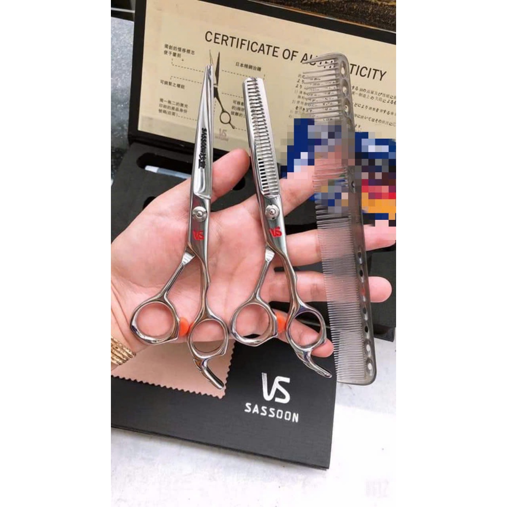 Kéo cắt tóc VS chính hãng thép 440c