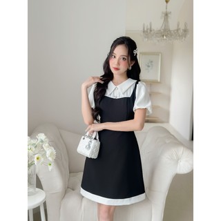 Váy yếm phối cổ đức Charme 308001