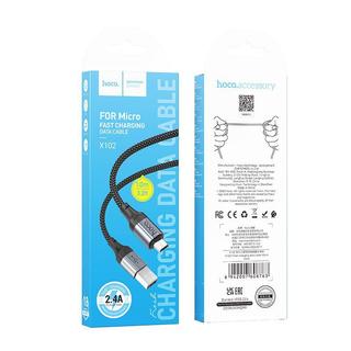 Cáp sạc ip và androi dây dù siêu bền Hoco X102