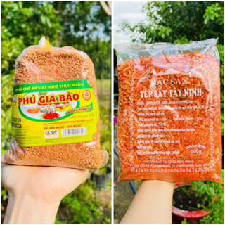 Combo 500g muối ớt tem vàng+500g ruốc sấy loại 1, hàng chuẩn gốc Tây Ninh. Muối ớt Tây Ninh