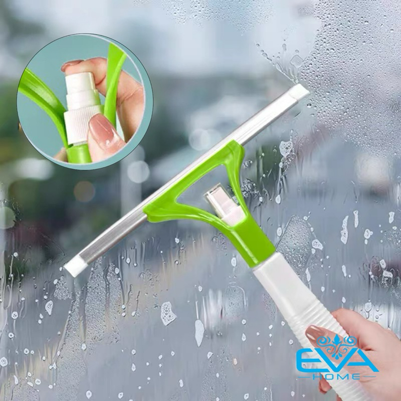 Cây Lau Kính / Lau Kiếng Cầm Tay Có Bình Xịt Tiện Dụng