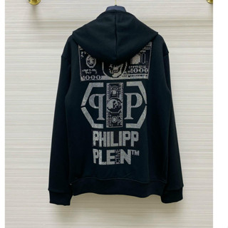 Áo Khoác Philipp _Plein Thu Đông Nam Đính Đá Kim Tuyến Thêu Cực Nét Lên Ảnh Siêu Đẹp 2024