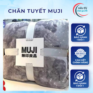 Chăn Tuyết MuJi Xuất Nhật  2 Lớp Siêu Mềm Cao Cấp