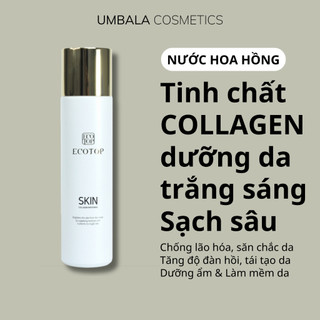 Nước hoa hồng ECOTOP Skin Collagen Whitening Hàn Quốc dưỡng trắng da, dưỡng ẩm, làm sạch sâu 150ml