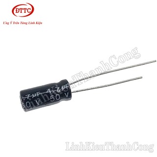 Bộ 50 Chiếc Tụ 4.7uF 50V 4x7mm 5x11mm