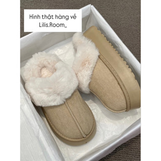 [Order-2234] Giày sục lông mùa đông tone màu Nâu,Be độn đế hack dáng dày dặn nặng tay Lilis room