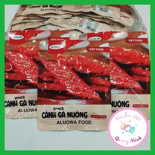  Bán sỉ snack cánh gà nướng Aluowa bịch 20 gói 55g thơm cay cực ngon cực đã đồ ăn vặt cổng trường hot nhất 