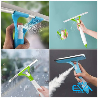 Cây Lau Kính / Lau Kiếng Cầm Tay Có Bình Xịt Tiện Dụng