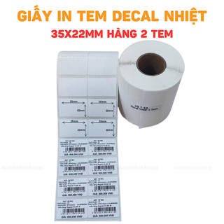 Decal in tem mã vạch nhiệt 35x22