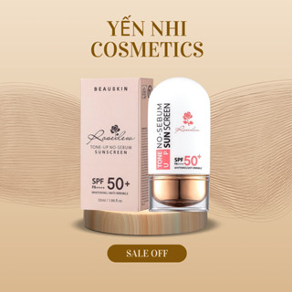[HÀNG CÔNG TY] Kem chống nắng kiềm dầu nâng tone Beauskin Rosedew Hàn Quốc 55ml