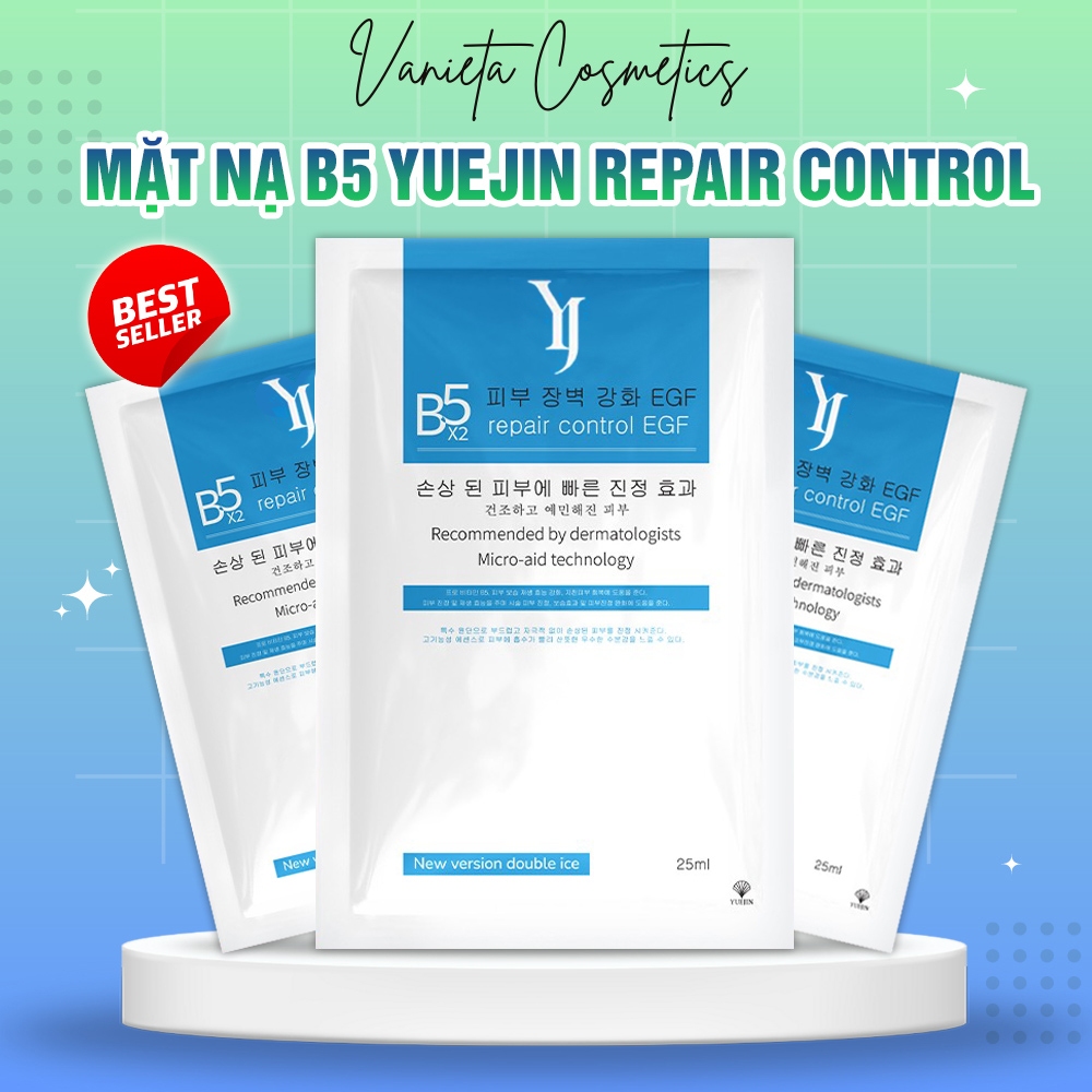 Mặt Nạ B5 Yuejin Repair Control EGF YUEJIN Phục Hồi Và Cấp Ẩm Cho Da