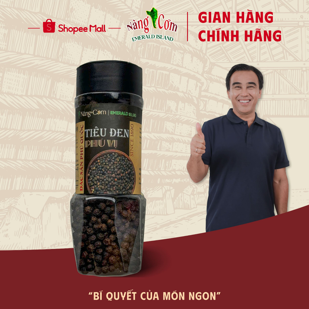 Tiêu Đen Phú Vị - Đặc Sản Phú Quốc - Nàng Cơm