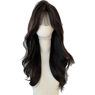 TÓC NGUYÊN ĐẦU DỆT KIM MÁI THƯA DÁNG SÓNG LƠI SIÊU ĐẸP NHÀ YURI TRAN- tặng lưới- chịu nhiệt- tạo kiểu tự nhiên